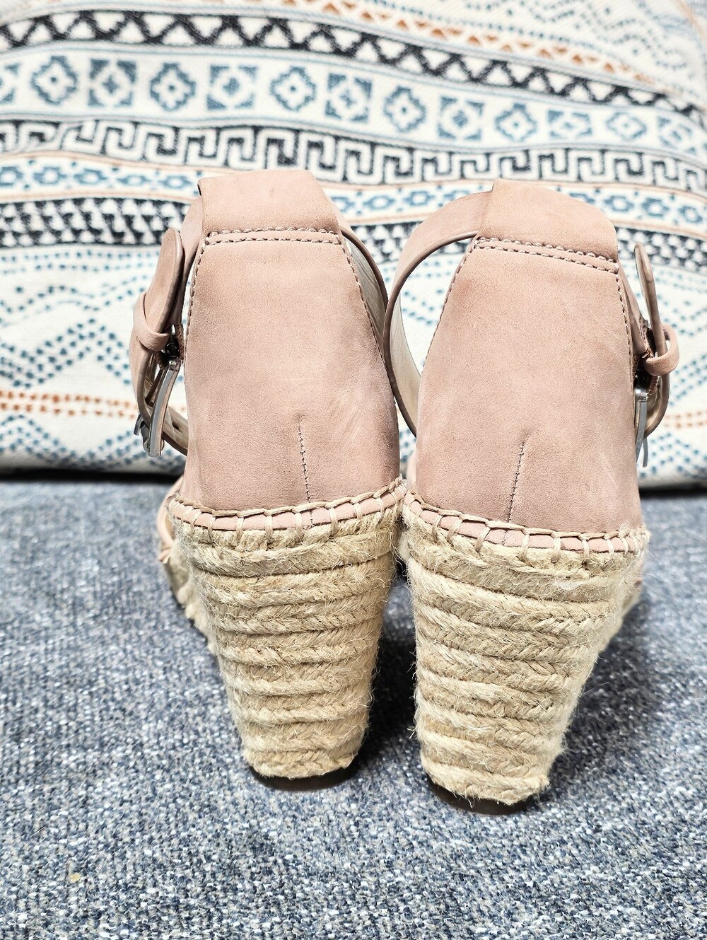 Taupe Espadrille Wedges Vince Camuto - Picture 6 of 8